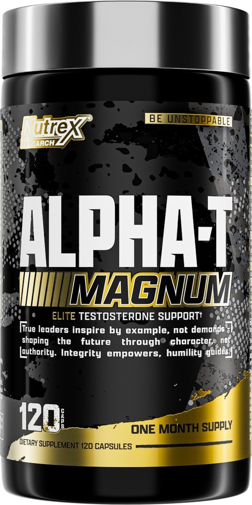 Nutrex Alpha-T Magnum Testosterone Booster Muscle Test Support 120 Capsules
