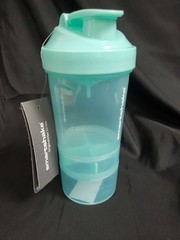 Smartshake Original2Go Shaker Bottle Mint Green 20oz W/ 2 Dry Containers NEW