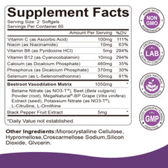Total Beets Circulation Superfood Beet Root, Nitric Oxide Blood Pressure Support