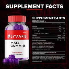 (2 Pack) Lyvaris Men Gummies – Lyvaris Gummy Advanced Formula Vitamins, Energy