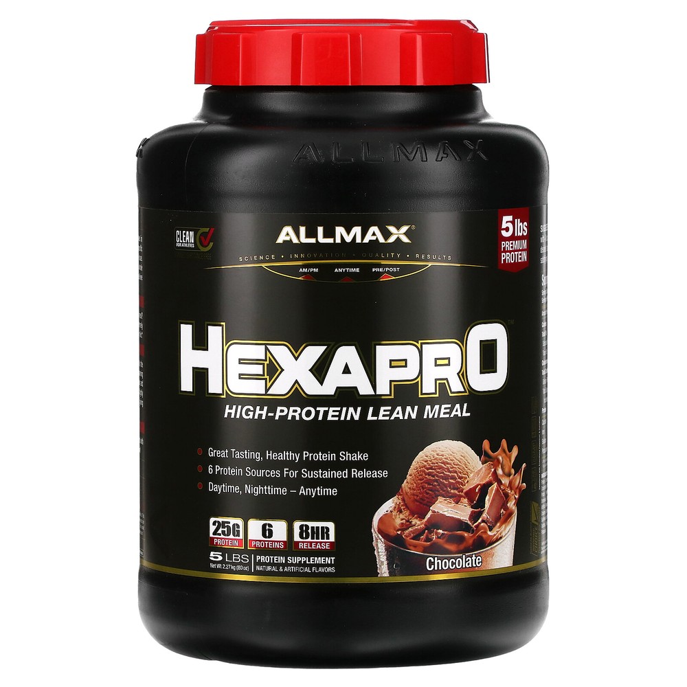 Hexapro™, High-Protein Lean Meal, Chocolate, 5 lbs (2.27 kg)