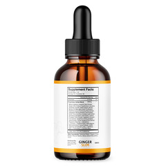 Ginger Slim Drops Maximum Overall Wellness Health Support Made in USA (5 Pack)
