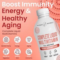 Liquid Multivitamins – High Absorption Multivitamin with Minerals, Amino Acid…