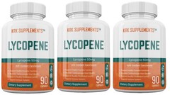 3 Bottles Lycopene 50mg Prostate Health Support Supplement