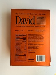 David’s Protein David Protein Pumpkin Spice Flavored Bar 12Ct NEW