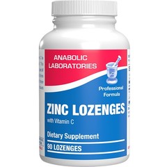 Zinc Lozenges with Vitamin C for Immune Support – High 90 Count (Pack of 1)