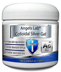 Colloidal Silver Gel 4 oz Angels Lab 100 ppm
