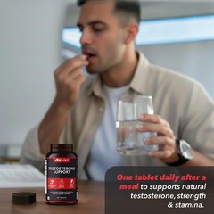 Testosterone booster Tablets For Energy Strength Stamina (Pack of 2) 120 Tablets