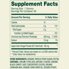 Spring Valley Weight Management Gummies Chromium Picolinate 400mcg 60 Count