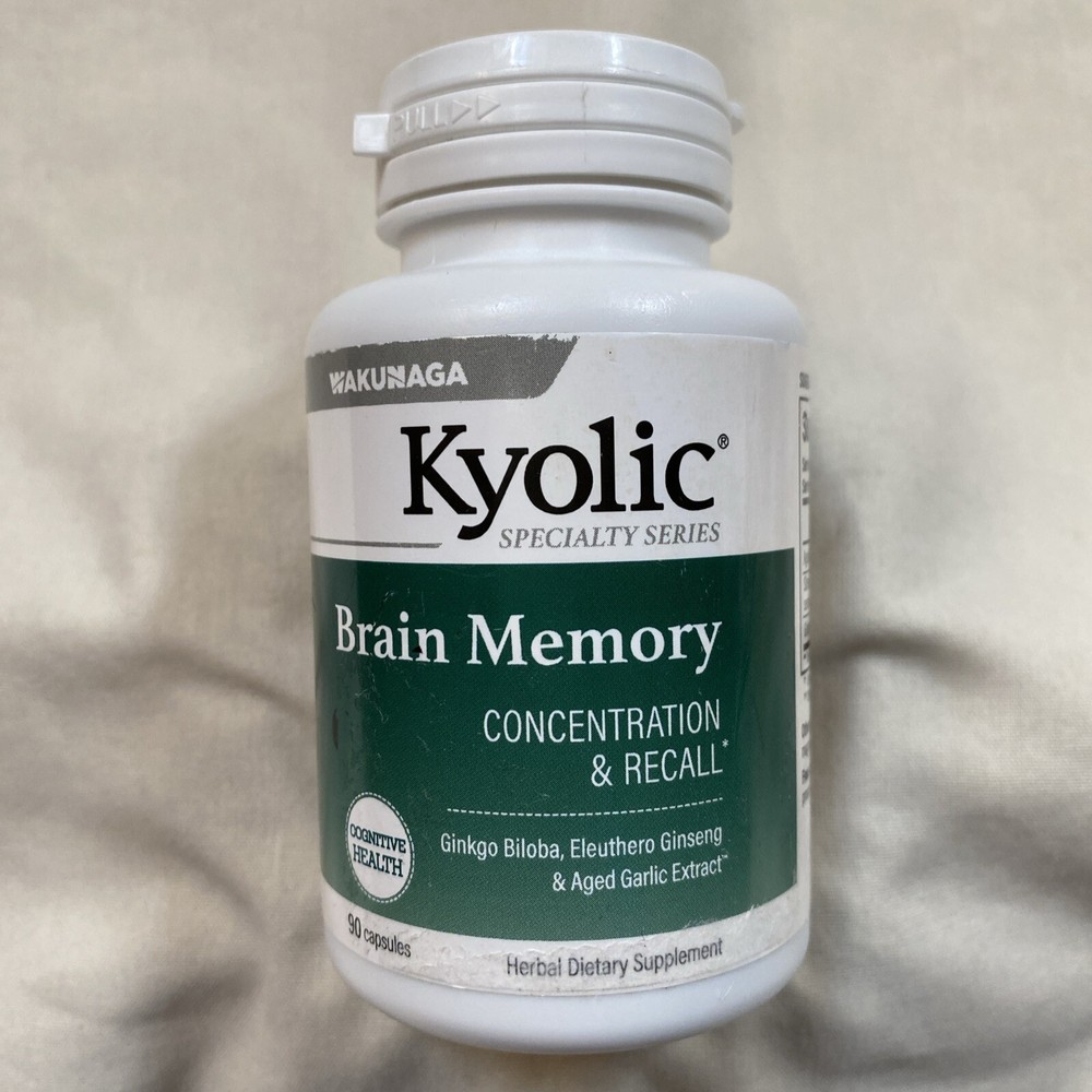 Kyolic Brain Memory – 90 Caps – Exp 07/26