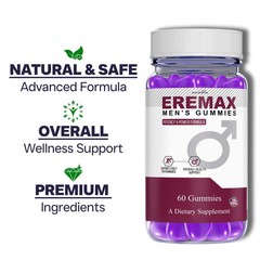 ( 1 Pack ) Eremax Gummies – Men’s Vitality & Performance Support Supplement
