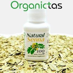 Natural Senna 100 Tablets Max Strength Colon Cleanse, Detox, Weightloss Support