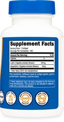 Nutricost Zeaxanthin with Lutein 20mg, 120 Softgels, Non-GMO & Gluten Free