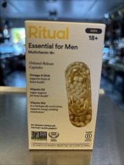 Ritual Multivitamin for Men 18+ Supplements 60 Vegan Capsules Exp 11/2026
