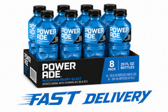 POWERADE Mountain Berry Blast Electrolyte Sports Drink, 20 oz Bottle (pack of 8)