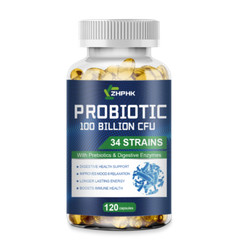 100 Billion CFU Probiotic Digestive Enzyme – Support Gut Health ,Relief Bloating