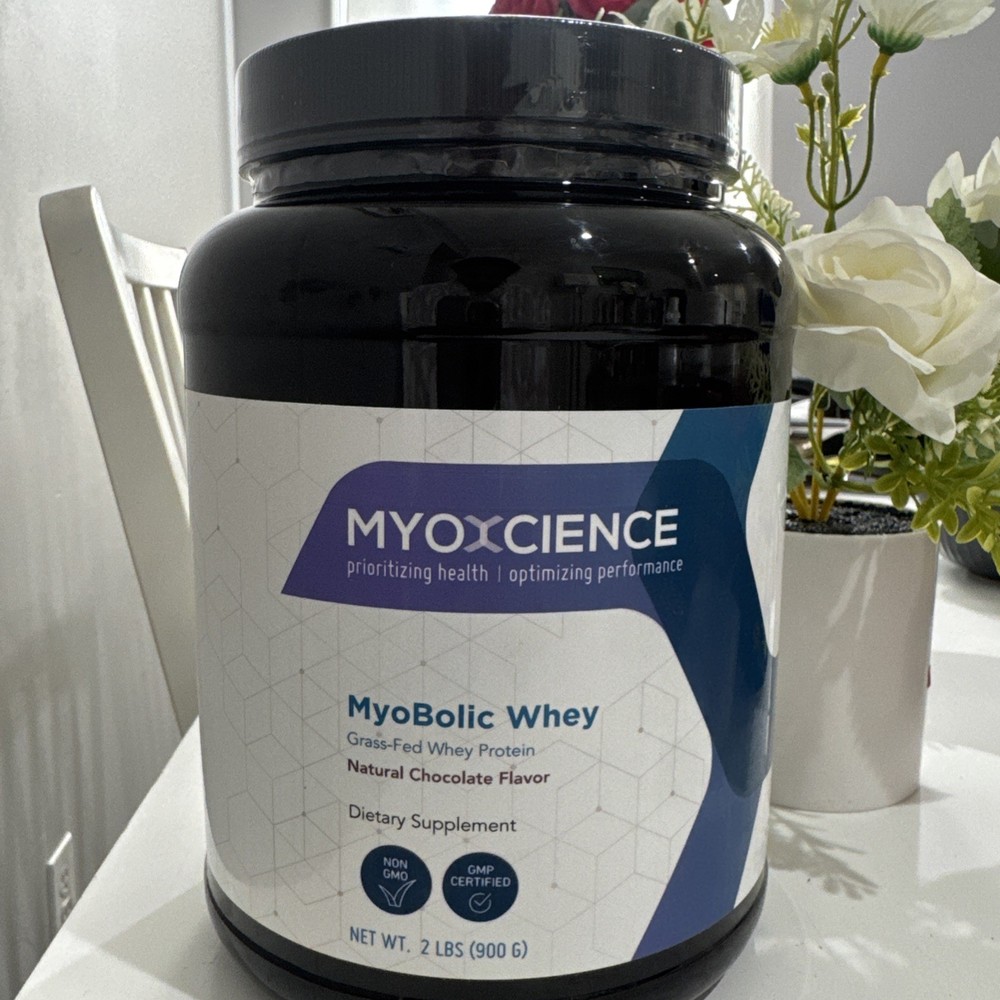 MYOXCIENCE Myobolic Whey Grass-Fed Protein Chocolate Flavor Net.2 .lbs Exp:26