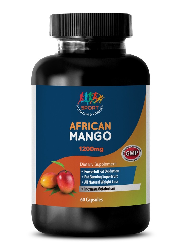 African Mango 1200 Irvingia Gabonensis Extra Strength Boost 1 Bottle-60 Capsules