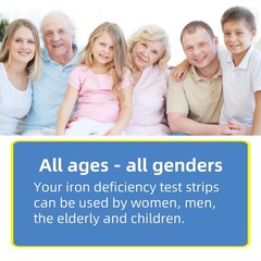 Iron Deficiency Anemia Home Test Kit， Highly Accurate, Easy to Read and use.