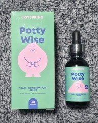 Joyspring Potty Wise Gas & Constipation Relief, 30 servings, BB 2/2028, SEALED