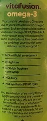 Vitafusion Omega-3 Raspberry Lemonade Flavors 120 Gummies