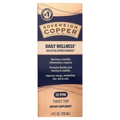 2 X Sovereign Silver, Bio-Active Copper Hydrosol�, 4 fl oz (118 ml)