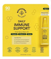 1.5 Oz Beekeepers Naturals Propolis Immune Spray with Vitamin C Honey EXP 06/28