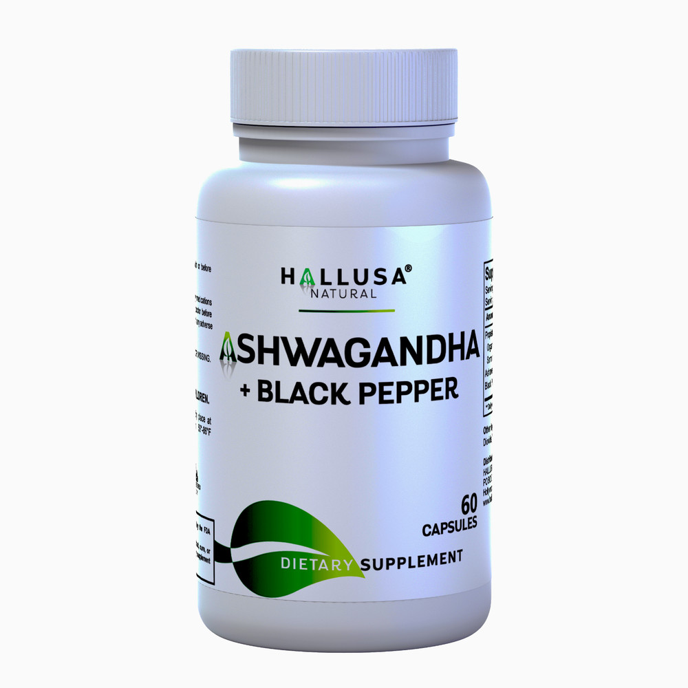 Organic Ashwangandha Root – Mood Enhancer & Stress – 60 capsules – SOAM