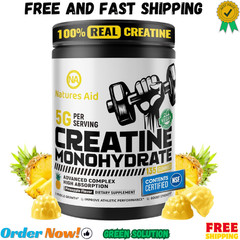 Certified Creatine Gummy 5g – Creatine Monohydrate Gummies – Pre-Workout Energy
