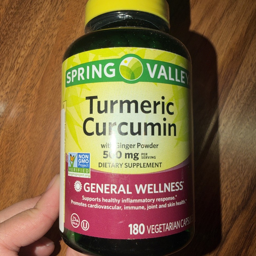 Spring Valley Ultra Strength Turmeric Curcumin Dietary Supplement 1,500 mg 90 Ct