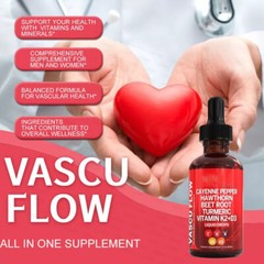Hawthorn Pepper Cayenne Flow Liquid Drops Vascu Beef Turmric Root Vitamin K2+D3