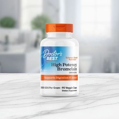 Doctors Best High Potency Bromelain 3000 GDU 90 Veggie Caps Exp 10/2028