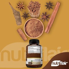 Natural Blueberry-Flavored Ceylon Cinnamon 1200mg – , Gluten Free Capsules