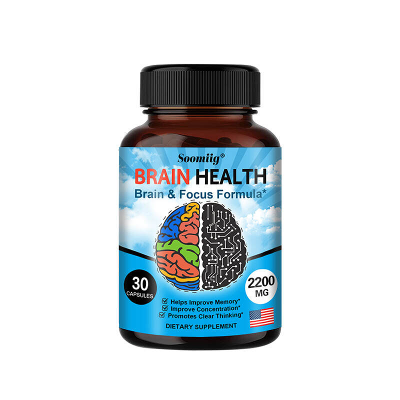 BRAIN HEALTH Boost Energy Enhance Memory Cognitive Abilities Brain Supplements