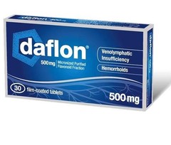 Daflon 500mg Tablets Plant-Based Flavonoid Supplement 30’s