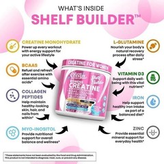 Women’s Creatine Powder w-BCAAs, Collagen, Inositol – Clean Nutra Shelf Builder