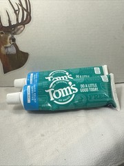Tom’s Of Maine Flouride Free Fresh Mint Toothpaste (2x) 3oz Tube Exp 07/26