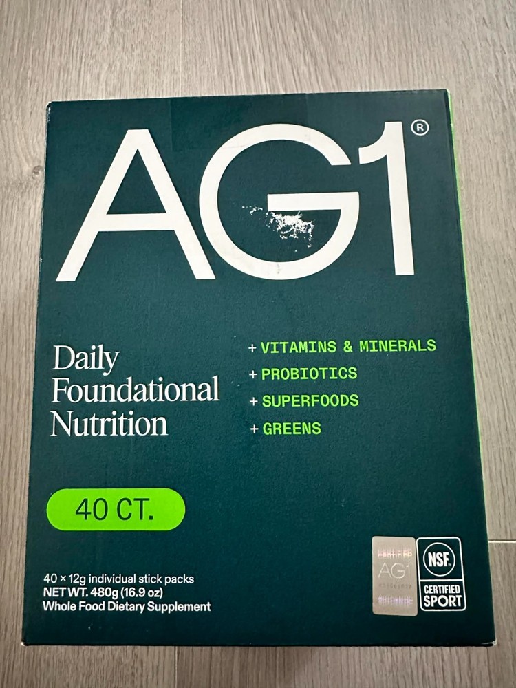 AG1 DAILY FOUNDATIONAL Nutrition Probiotics 40 CT Exp. 03/2026 Open Box