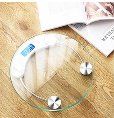 Lcd Display High-definition Digital Scale Round Shape Bathroom Body Weight Scale
