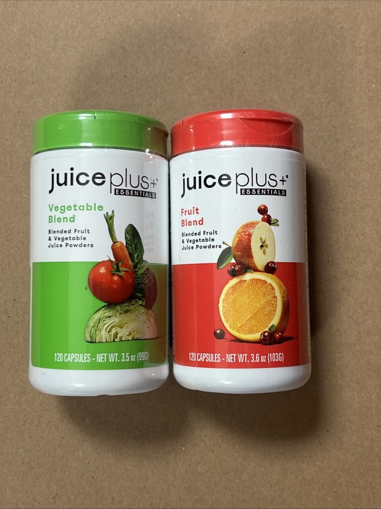 Juice Plus+ – USA – Blended Fruit & Veg Juice Powders(120 ea/240 Caps) – 10/26!