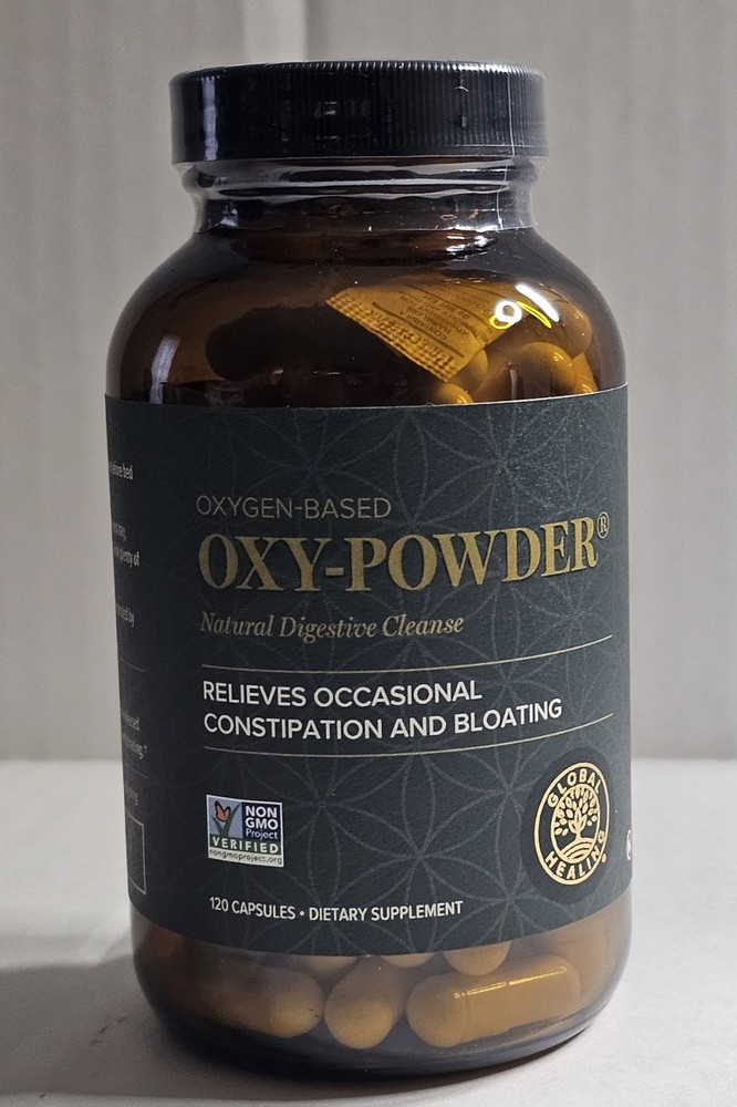 Oxygen Based Oxy-Powder Capsules for Digestive Cleanse and Constipation Relief