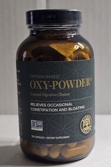 Oxygen Based Oxy-Powder Capsules for Digestive Cleanse and Constipation Relief