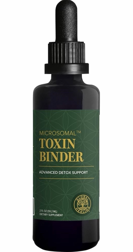Global Healing Center MicroSomal Toxin Binder Detox Support – 2 fl oz Liquid