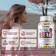 Total Beets 2060mg – Circulation Support,Superfood Beet Root Powder Nitric Oxide