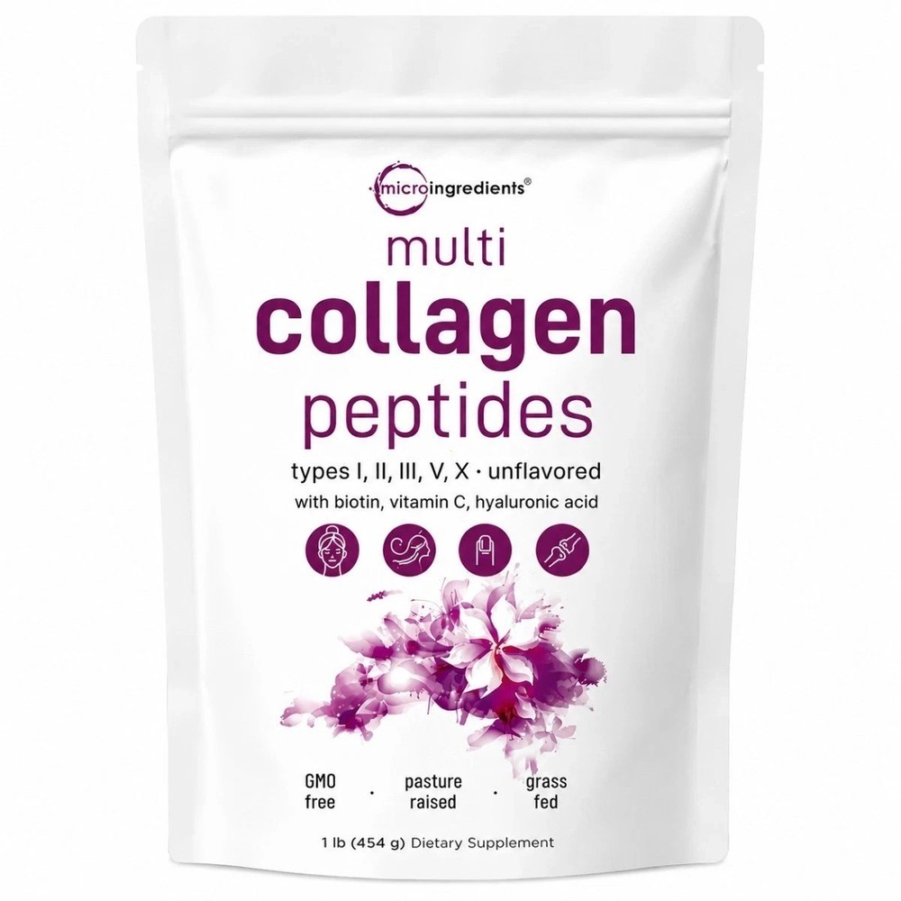Multi Collagen Powder with Biotin & Hyaluronic Acid for Skin Hair Nail Joint NEW