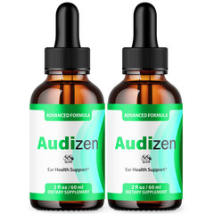 (2 Pack) Audizen Advanced Ear Health Support Drops Audi Zen Vitamin 60 Servings