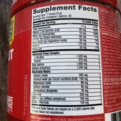 Pre-Workout Explosion 2.0 Fruit Punch 9.52 oz EXP 06/2027 Extreme Energy