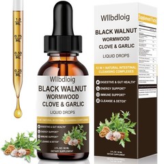 Black Walnut Wormwood Tincture–Rapid Gut Cleanse & Digestive Health