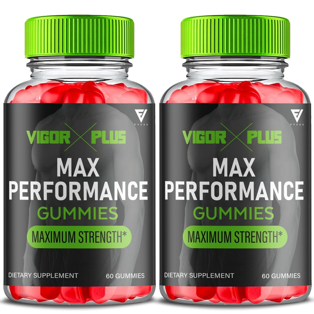 (2 Pack) Vigor Plus Gummies VigorPlus Maximum Performance (120 Gummies)