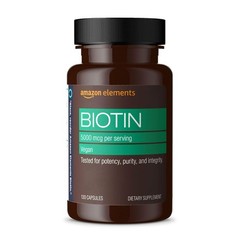 Biotin 5000 mcg Capsules (130 Count) – Beauty & Cognition Support